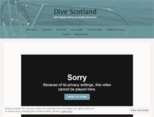 Tablet Screenshot of divescotland.com